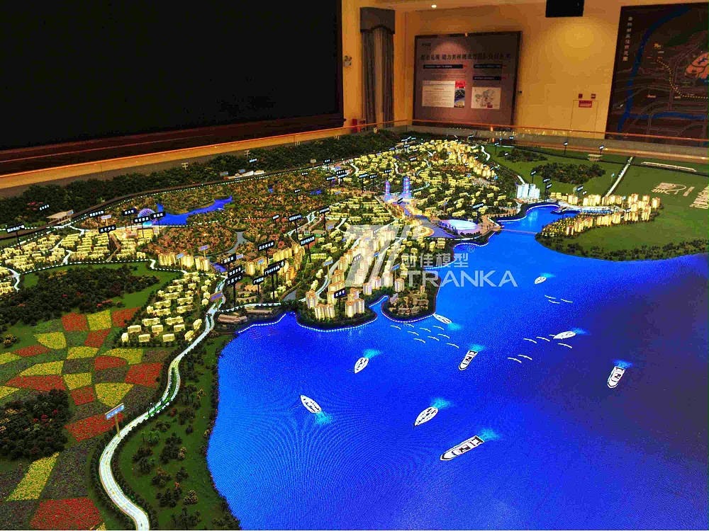 清遠美林湖售樓沙盤(pán)建筑模型案例