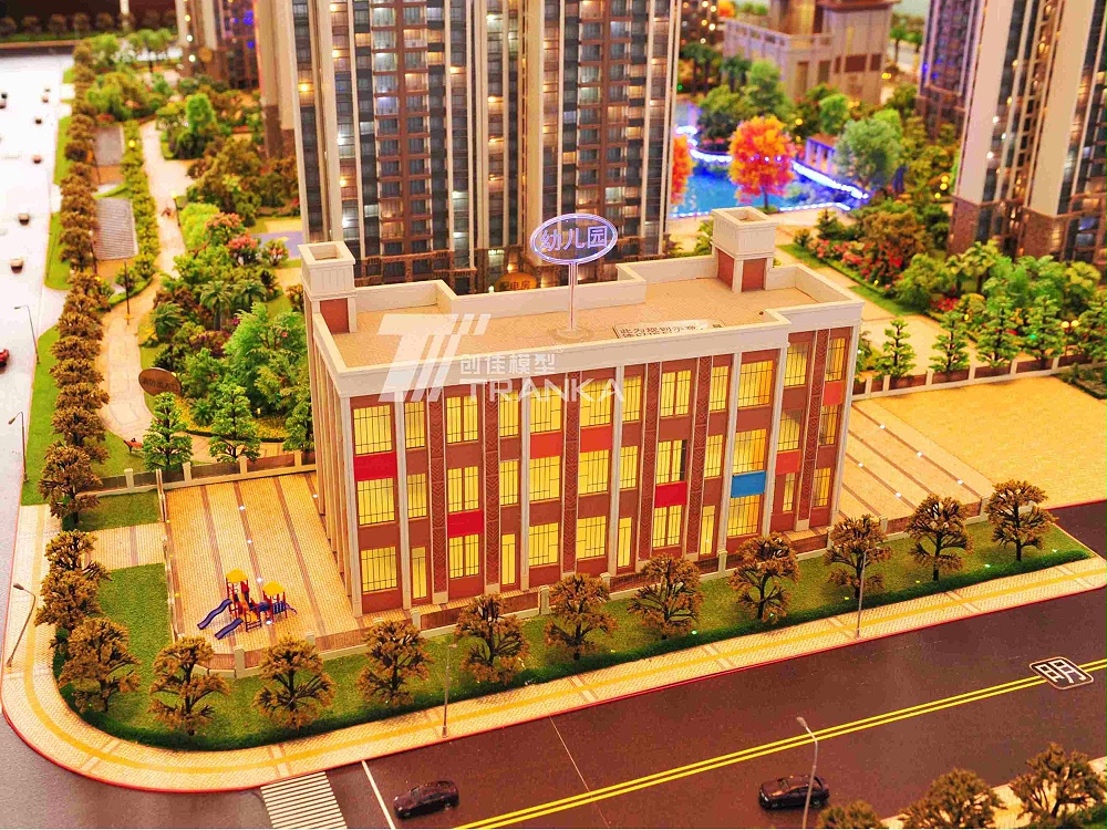高明恒大濱江左岸建筑沙盤(pán)模型案例
