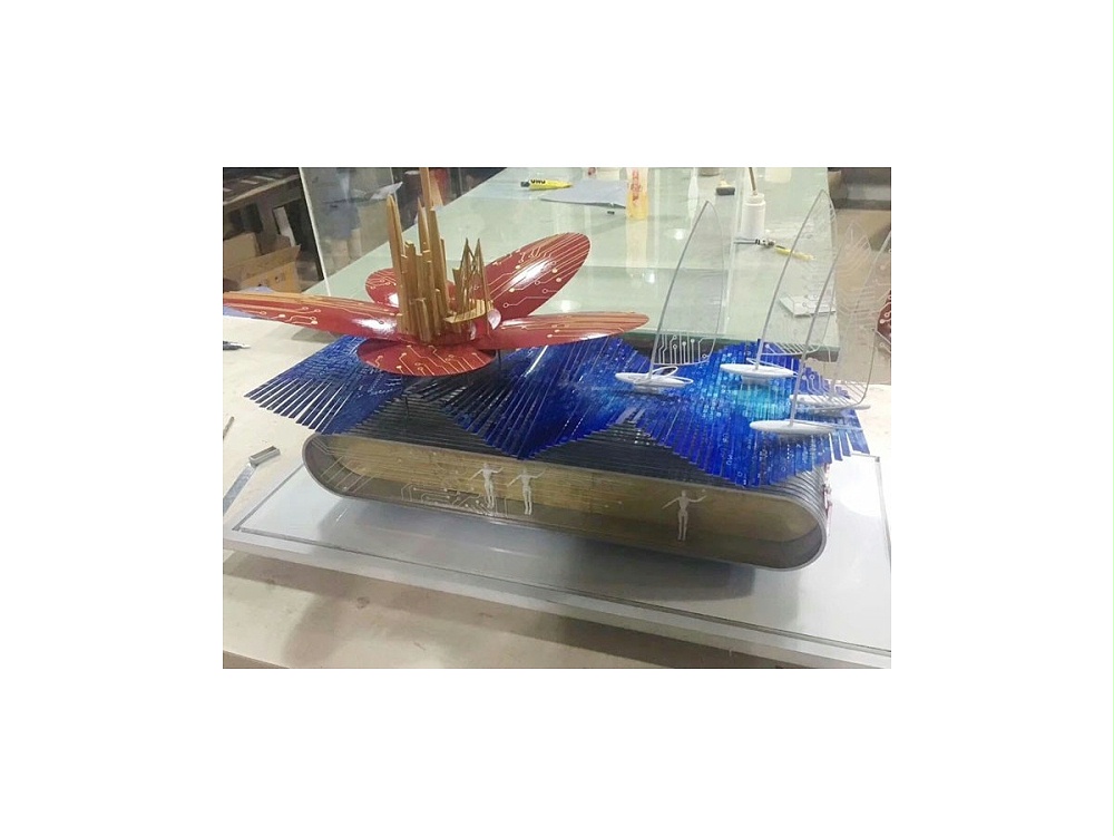 國慶70周年廣東彩車(chē)模型