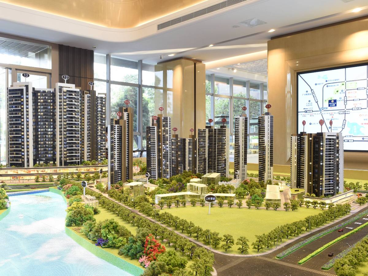 增城麗江國際建筑沙盤(pán)模型案例