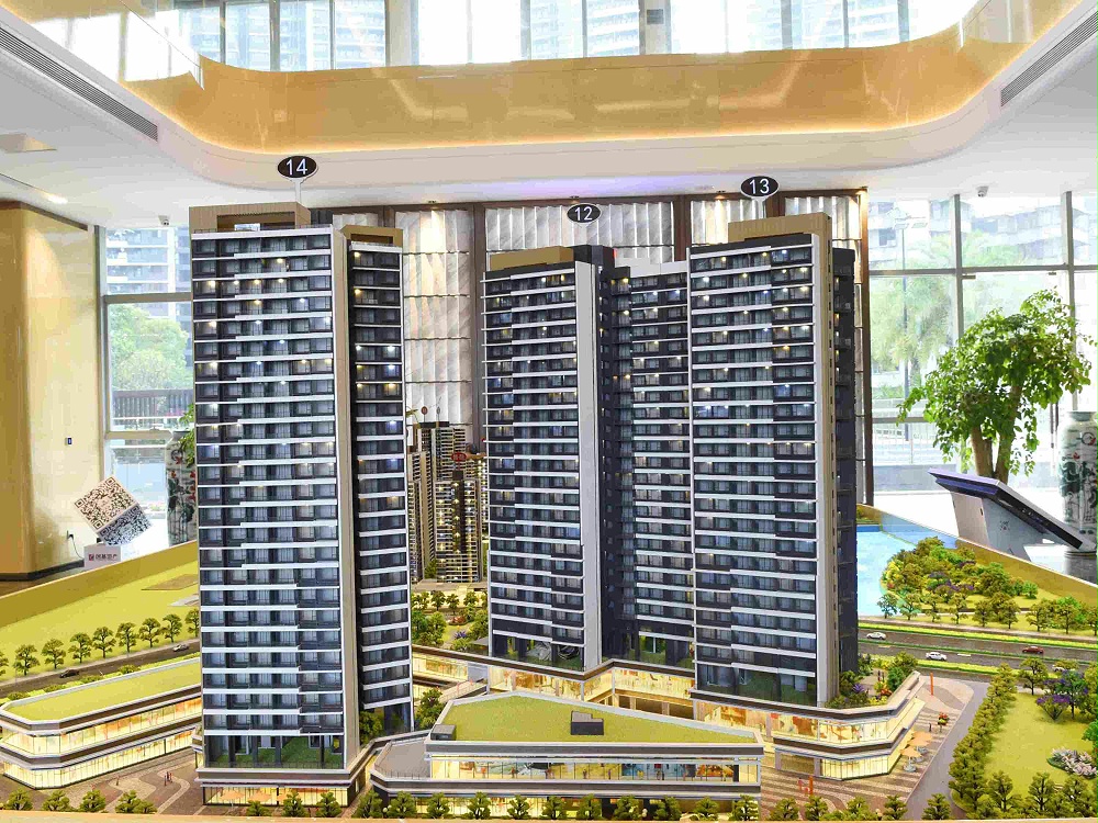 增城麗江國際建筑沙盤(pán)模型案例