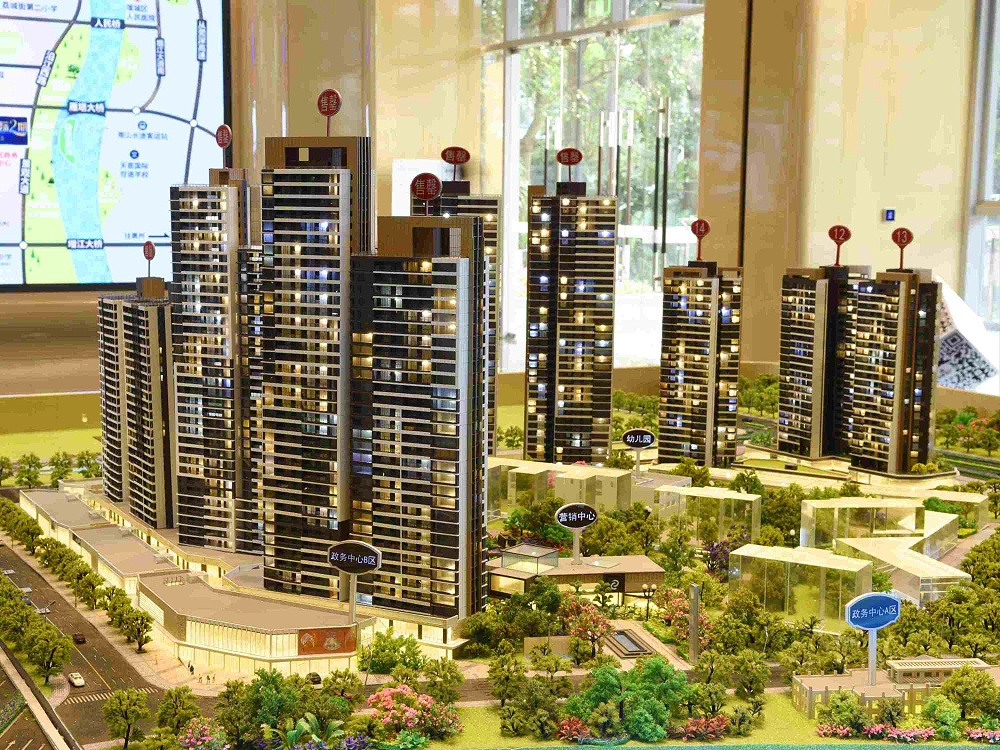 增城麗江國際建筑沙盤(pán)模型案例