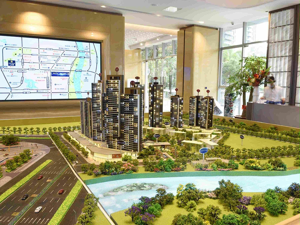 增城麗江國際建筑沙盤(pán)模型案例