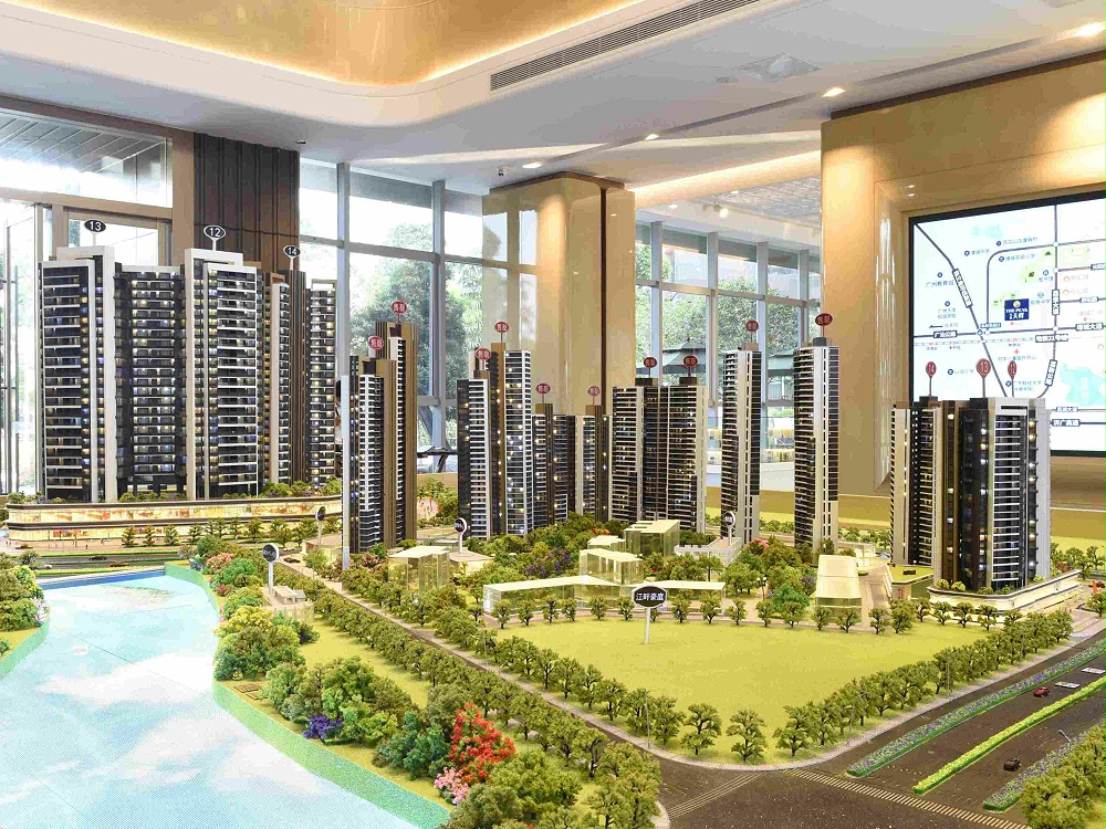 增城麗江國際建筑沙盤(pán)模型案例
