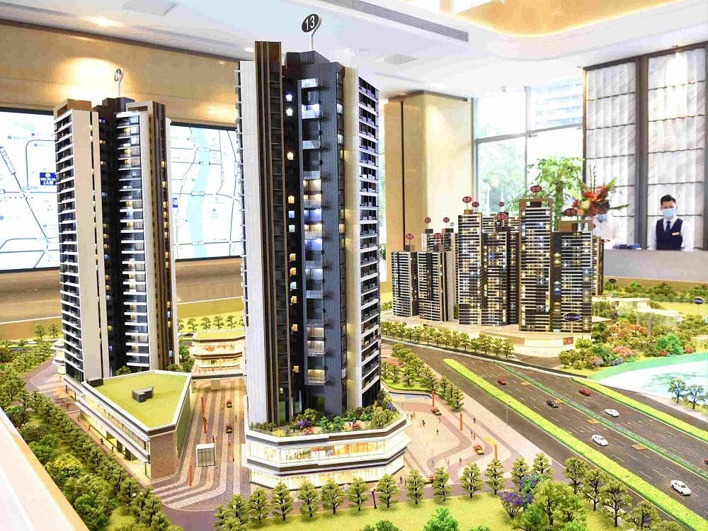 增城麗江國際建筑沙盤(pán)模型案例