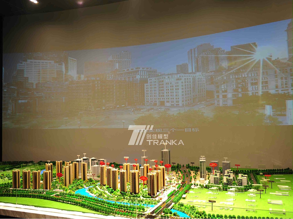 綠地城建筑沙盤(pán)模型案例