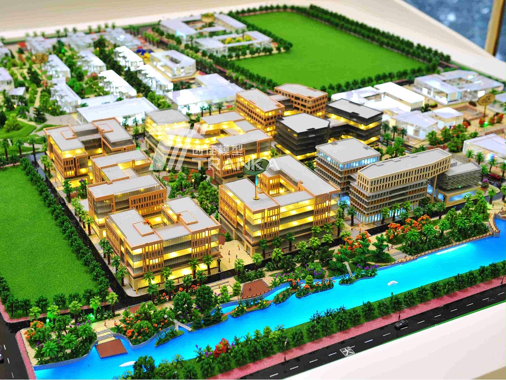 綠地未來(lái)城建筑沙盤(pán)模型案例