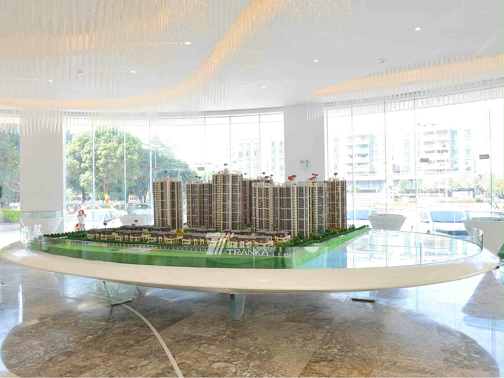 中山東方名都建筑沙盤(pán)模型案例