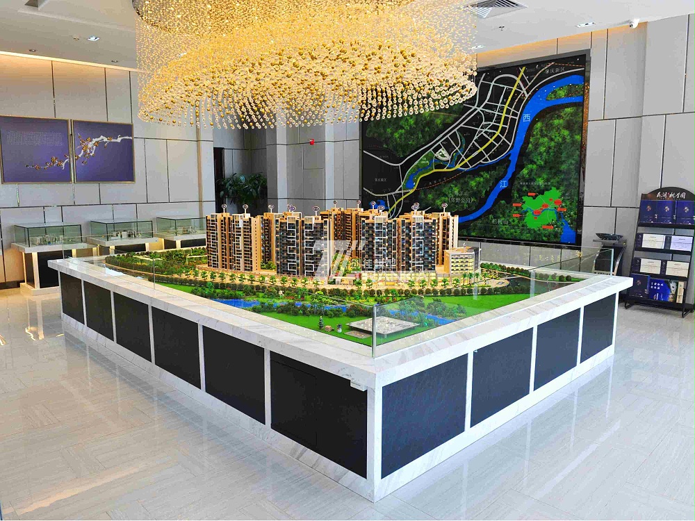 鼎湖?桃李園沙盤(pán)建筑模型案例