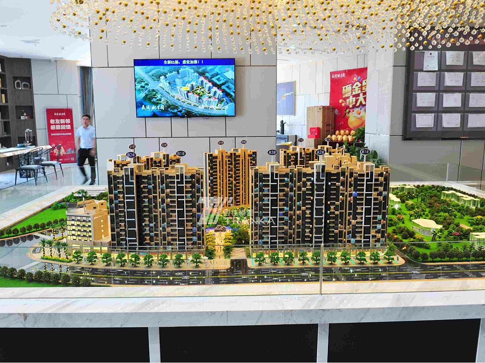 鼎湖?桃李園沙盤(pán)建筑模型案例