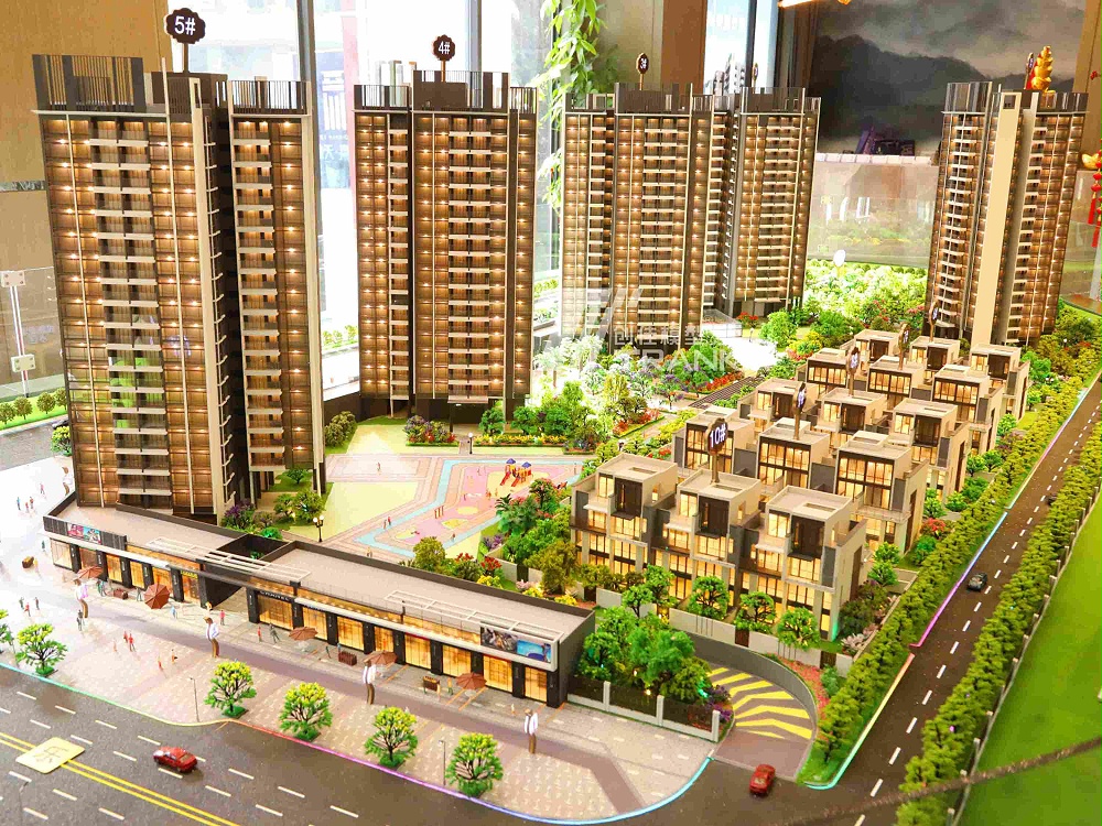 勤天?熹園建筑沙盤(pán)模型案例
